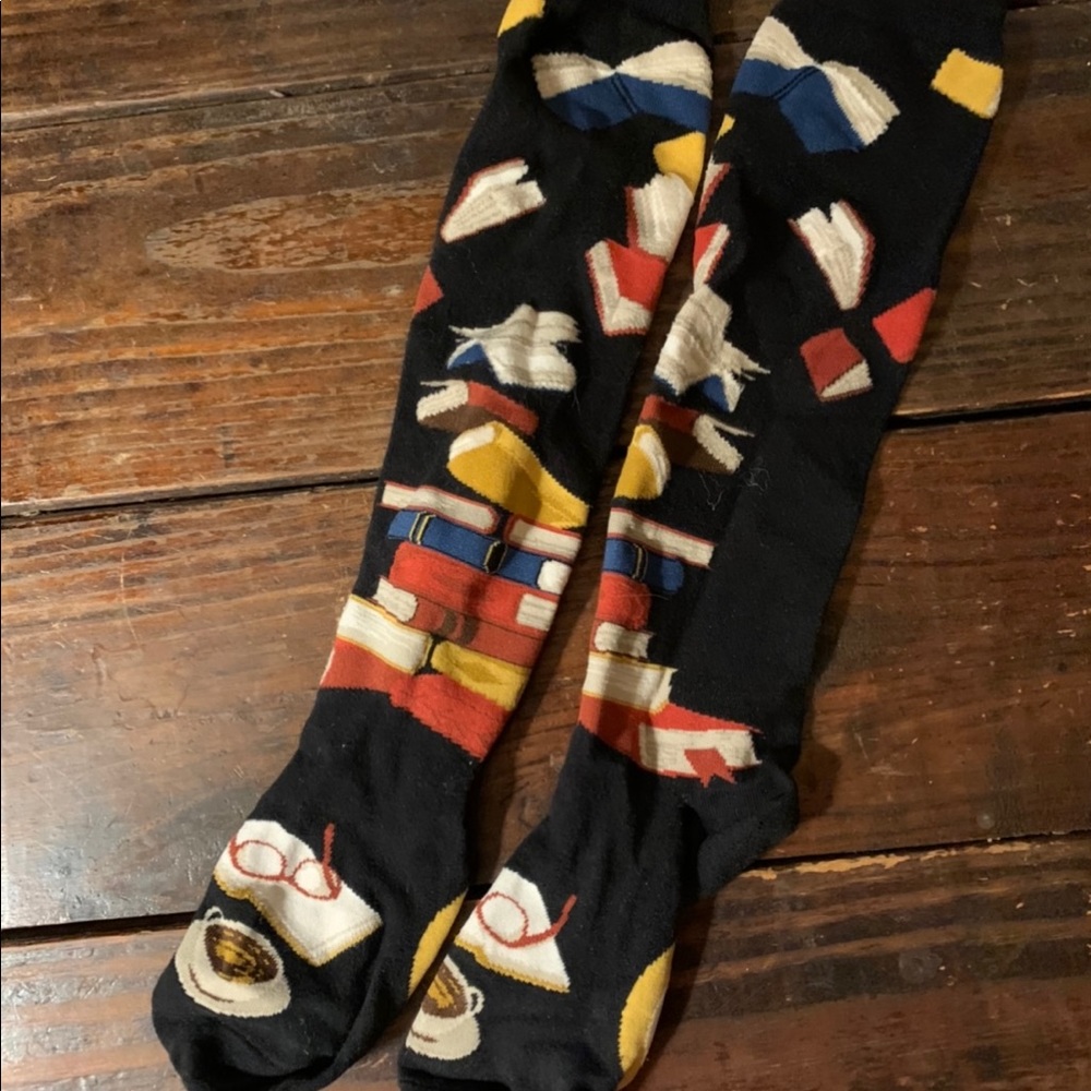 Book Lovers Knee High Socks